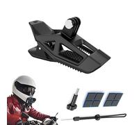 CERFFOOL Supporto Casco Moto Mentone per GoPro Hero 13 12 per Insta360 X5 X4 Ace Pro 2 per DJI Osmo Azione 5 Pro 4 3 Leggero Silicone Antiscivolo Supporto Clip per Accessori Fotocamera Azione
