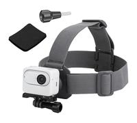CERFFOOL Supporto da testa per DJI Osmo Action 5 Pro 4 3 GoPro Hero 13 BLACK 12 11 Insta360 e la maggior parte delle action camera con adattatore a vite da 1/4" cuscinetto posteriore girevole a 360°