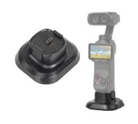 CERFFOOL Supporto di base per auto adesivo per Insta360 Luna Ultra/Pro | Supporto adesivo a fissaggio rapido in plastica con taglio per porta di ricarica stabile leggera per fotocamera d'azione