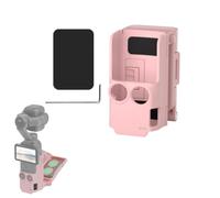 CERFFOOL Supporto magnetico per DJI Osmo Pocket 4P/4/3 (rosa) | Adattatore di estensione regolabile a 180° con custodia magnetica per filtro supporto da scrivania per fotocamera azione