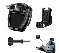 CERFFOOL Supporto parabrezza moto per GoPro Hero 13 12 11 per Insta360 X5 X4 X4 Air Ace Pro 2 per DJI Action 6 5 4 3 Pocket 3 Mount in lega di alluminio supporto cellulare Action Camera Accessori