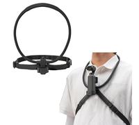 CERFFOOL Supporto per collo per DJI Osmo Pocket 4/Pocket 3 con cinghia toracica regolabile, supporto di fissaggio flessibile per petto Vlogging POV a mani libere per telecamere d'azione (nero)