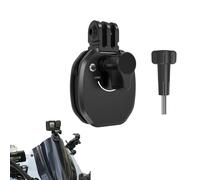 CERFFOOL Supporto per parabrezza moto per GoPro 12/11/10/9/8 per Insta360 X5/X4/Ace Pro 2/GO 3S per DJI OSMO 360/Action 5 Pro/4/3/Pocket 3, supporto per parabrezza moto per action camera