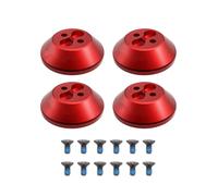 CERFFOOL Tappo di copertura per motore DJI Avata 2, in lega di alluminio, antipolvere, impermeabile, antigraffio, protezione a prova di umidità, accessori protettivi per drone (rosso)