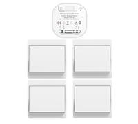 Cerhot EU interruttore senza fili senza batterie kit interinterruttore wireless autoalimenta va e viene senza fili senza batteria radio interruttore a distanza illuminazione domestica wireless switch