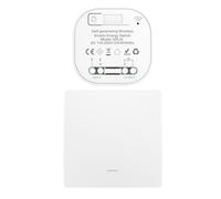 Cerhot Set di ricevitori interruttori della luce senza fili autoalimentati, telecomando per interruttore della luce da parete, illuminazione a LED per interni ed esterni, senza batteria (EU 1 marce +