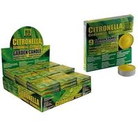 CERI CITRONELLA TEA LIGHT 63 CF. DA 9 PZ - DIAMETRO CM.4 TOTALE 567 PZ CANDELE