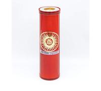 Ceri VOTIVI Super - 20 Pezzi - Durata 7 Giorni - LUMINI (Rosso), Arancio