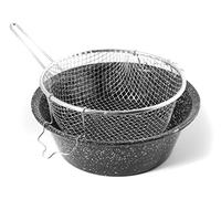CERIANI Fryer ferro/porcellana cestino 32 pentole e preparazione