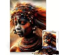 Cerimonia dei giovani africani Puzzle da 1000 pezzi per adolescenti Puzzle intelligente allenamento fuga tranquilla Taglio perfetto regalo memorabile (38x26cm)