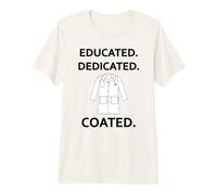Cerimonia del Cappotto Bianco dello Studente di Medicina Rivestita dedicata educata Maglietta Premium