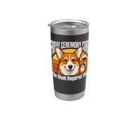 Cerimonia del venerdì Corgi La settimana ha richiesto questo vino Bicchiere termico in acciaio inox doppia parete