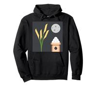 Cerimonia di osservazione della Luna Mid-Autumn Festival Costume Tsukimi Felpa con Cappuccio