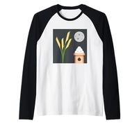 Cerimonia di osservazione della Luna Mid-Autumn Festival Costume Tsukimi Maglia con Maniche Raglan