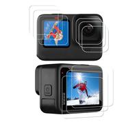 Cerioll 9 Pcs Proteggi Schermo Per Go Pro Hero 12 Hero 11 Hero 10 Hero 9 Nero,Lens Screen Protector,Vetro Temperato Film,Protezione Dell'obiettivo,Protezione Pellicola In Vetro Temperato Ultra Chiaro