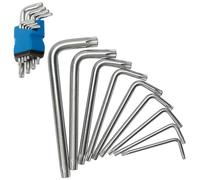 Cerioll Chiavi Esagonali Torx, 9 Pezzi Chiavi Esagonali A Brugola Braccio Corte, Per Riparazione Di Biciclette, Auto, Mobili, Elettrodomestici, T10-T50