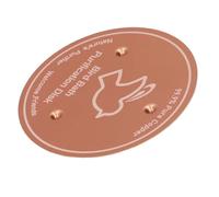Cerlingwee Disco di Purificazione per il Bagno degli Uccelli in Rame Manutenzione Senza Sforzo per Ciotola da Esterno 4", Materiale in Rame per Tutte le Stagioni