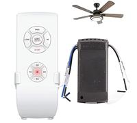 Cerlingwee Kit Telecomando per Ventilatore da Soffitto - Funziona con, Harbour Breeze - 3 velocità della Ventola - Pulsanti di Controllo Separati - Facile da Installare - Converte Un