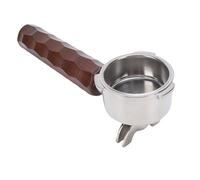 Cerlingwee Portafiltro da 51 Mm con Foro Fine, Manico in Legno di Noce per Macchina da caffè, Sapori Ricchi per Baristi Professionisti