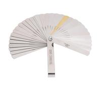 Cerlingwee Set di Spessimetri in Acciaio Inossidabile Compatto e Portatile per la Riparazione di Elettrodomestici di Produzione Industriale - Strumento di Misurazione a Doppia unità a 32 Lame per la