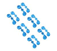 Cerlingwee Toppe Antigelo per il Viso, Adesivi Durevoli, Coperture per lo Sci con Tempo Freddo, 12 Pezzi, Blu, per Uomo e Donna