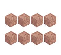 Cerlyiont 8 pcs Wood Essential Oil Diffuser, Rosewood Square Car Diffusers, Aromatherapy Diffuser, Small Wooden Aromatherapy Scent Diffusers Air Freshener for Car, Home, and Office