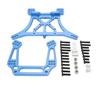 Cerlyiont Aluminum Alloy Front & Rear Shock Tower Mounts, Alloy Front Rear Shock Tower for Slash 2WD 1/10 RC Model Car Upgraded Parts,RC Car Upgrade Parts Replacement (Blue)