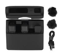 Cerlyiont Microfono lavalier wireless Plug and Play Microfono lavalier con clip su microfono da bavero per la registrazione video in streaming live