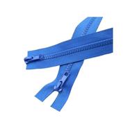 Cerniera, 1 pz 200 cm 5# Cerniere in resina a doppia apertura colorate for sacchi a pelo, divano, tessuti for la casa(Light Blue)