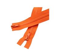 Cerniera, 1 pz 200 cm 5# Cerniere in resina a doppia apertura colorate for sacchi a pelo, divano, tessuti for la casa(Orange)