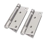 Cerniera, 2 pezzi di piatto in acciaio inossidabile, collegamento della porta dell'armadio da cucina, cassetto del mobile, interna 3"/4"/5"/6"(5 Inch)