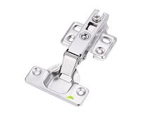 Cerniera, 4 cerniere idrauliche in acciaio inossidabile for porta dell'armadio Ammortizzatore for mobili a chiusura morbida(Full Overlay)