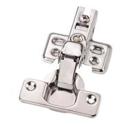 Cerniera 4X Cerniere for ante 'armadio Chiudiporta Hardware for armadio da cucina Sovrapposizione completa Mezza sovrapposizione Incorpora senza buffer idraulico(4 x Embed)