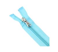 Cerniera, 5 pezzi 50 cm 5# Cerniere in nylon colorate aperte for accessori da cucito su misura(Sky Blue)