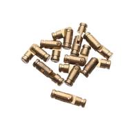 Cerniera A Barile 30 PZ Mini Connettore A Scomparsa Soft Close Rame Puro Barile Cerniera Contenitore di Gioielli Forniture Ferramenta for mobili Vino Cassa Legno Cerniere Mobilia(4mmx15mm)