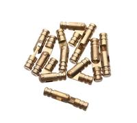 Cerniera A Barile 30 PZ Mini Connettore A Scomparsa Soft Close Rame Puro Barile Cerniera Contenitore di Gioielli Forniture Ferramenta for mobili Vino Cassa Legno Cerniere Mobilia(4mmx20mm)