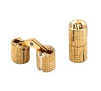 Cerniera a barilotto cilindrica, Cerniera a Cilindro in Rame 6 pz 8-18mm Multicolor(10mm Gold)