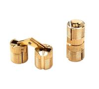 Cerniera a barilotto cilindrica, Cerniera a Cilindro in Rame 6 pz 8-18mm Multicolor(12mm Gold)