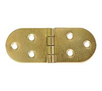 CERNIERA A BISCOTTO 80x30 mm senza fermo - Bronzata