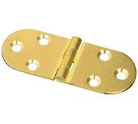 Cerniera A Biscotto In Ottone Lucido.