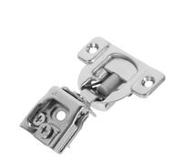 Cerniera a braccio corto Cerniere for porte for armadietti da cucina Angolo piccolo in metallo nero Acciaio inossidabile(7.00X5.70X2.00CM)