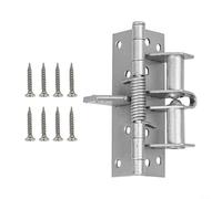Cerniera a chiusura automatica 10,2 cm per porte interne, posizionamento fisso a 90 gradi, robusta costruzione in metallo per prestazioni costanti nel tempo (argento)