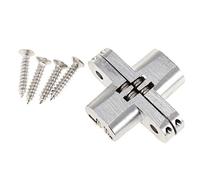 Cerniera a croce resistente, invisibile, pieghevole, per porte, piani di lavoro, mobili, 5 kg