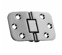 Cerniera a Filo Inox 68x42 mm - Cerniera Anticorrosione per Portelli di Barca