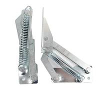 Cerniera a molla (1 paio) staffa di sollevamento pieghevole a 90 gradi, cerniera divano letto, cerniera porta armadio (silver)