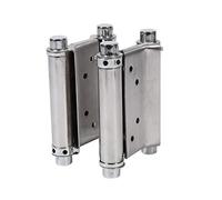 Cerniera a molla 2 pezzi, doppia azione da 3 pollici, nera, per cancello battente e porta a battente di Taidda