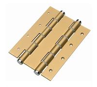 Cerniera a molla a doppia azione con molla con forza regolabile misure 180 mm di peso massimo per cerniera 20 kg consente di spingere la porta in entrambe le direzioni (ORO)