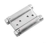 Cerniera a molla a doppia azione, in acciaio inox, cerniera per porta a chiusura automatica, grado 304, cerniera a due vie, per porte interne ed esterne (7,6 cm)