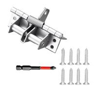 Cerniera a molla autoallineante con posizionamento Cerniere for porte a molla con viti multicolore(1pc silvery)