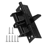 Cerniera a molla, chiudiporta di posizionamento, cerniere a molla a chiusura automatica, 10,2 cm, regolabili, per porta anteriore e posteriore del garage